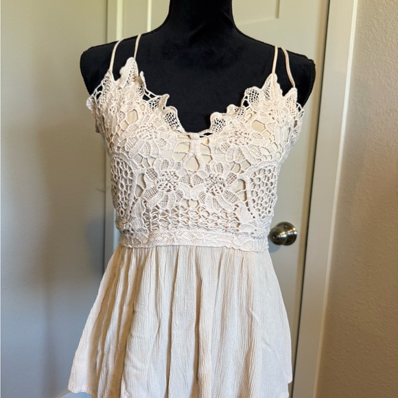 Maurices Beige Lace Tank - Picture 1 of 4